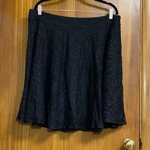 Torrid Black Lace Skirt 18